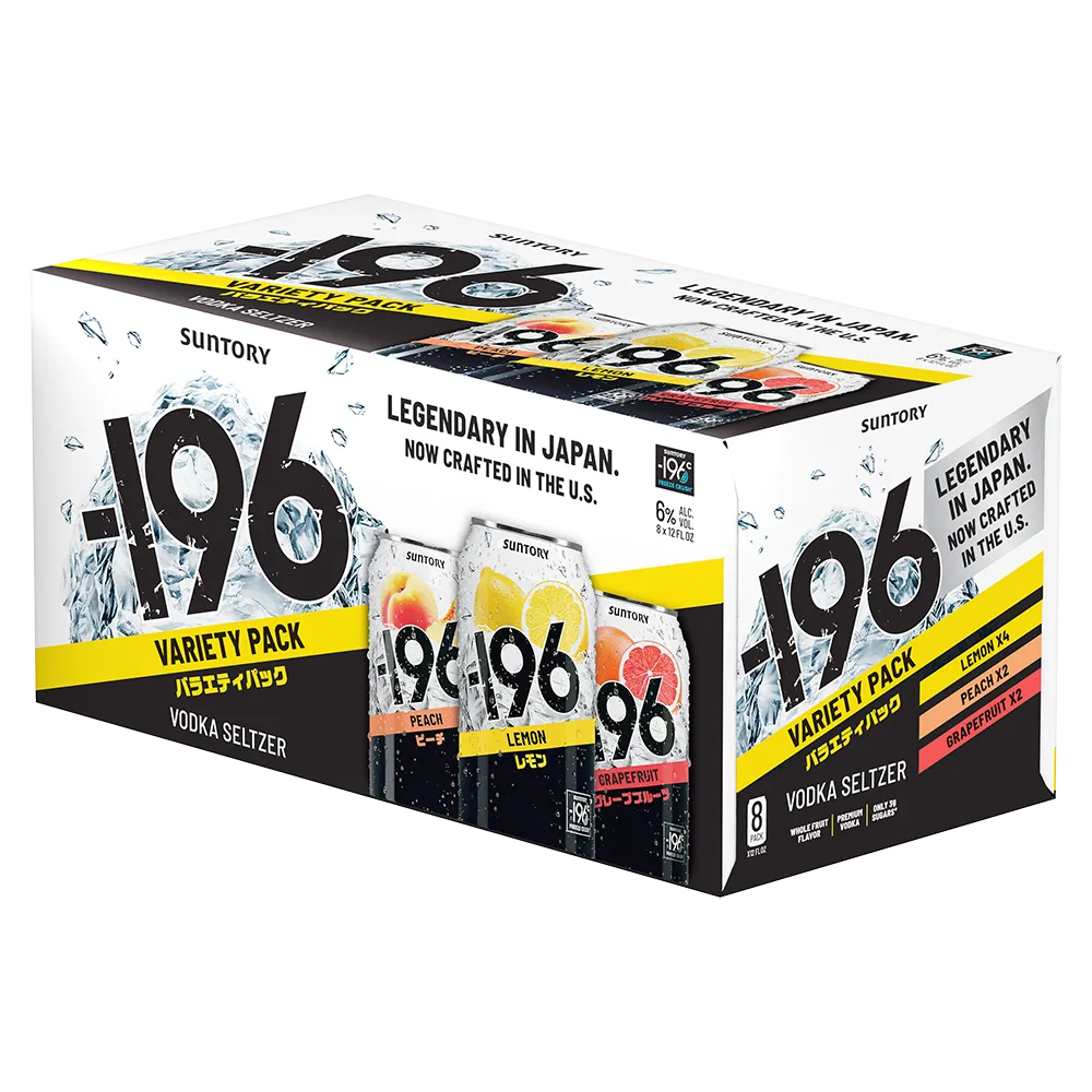 -196 Vodka Seltzer Variety Pack