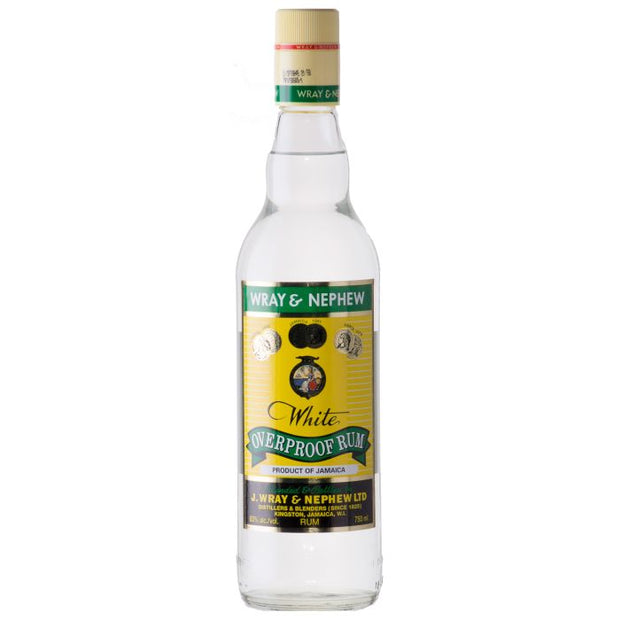J. Wray & Nephew White Overproof Rum 750ml