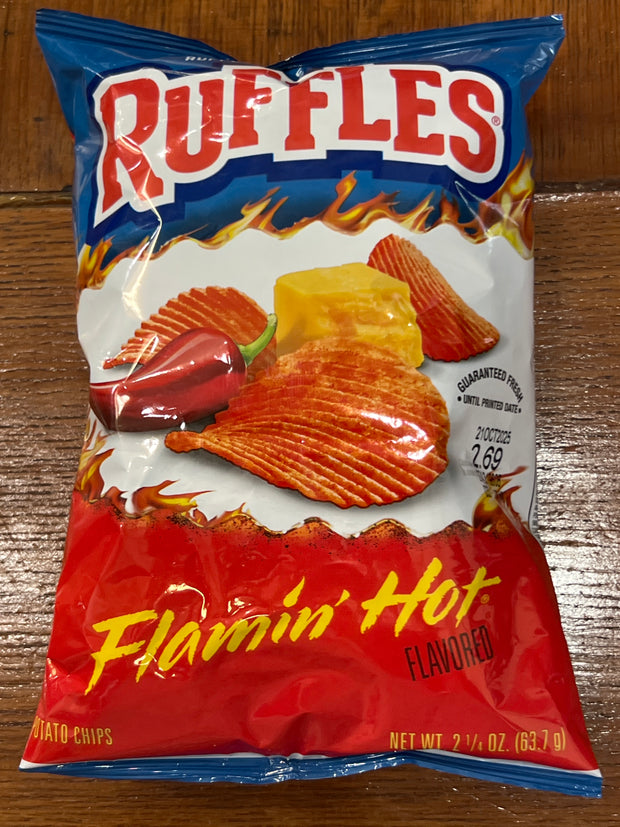 Ruffles flamin Hot