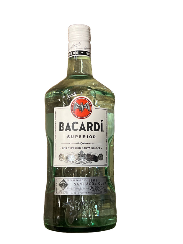 Bacardi Light Rum Superior 80 1.75 ML