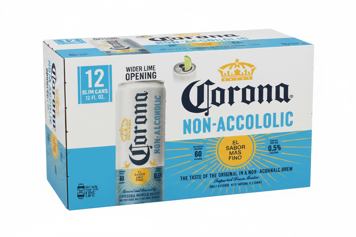 Corona Non alcoholic Beer 12 Pack Beer