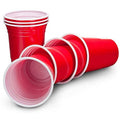 6 Solo Cups with Ping Pall Ball