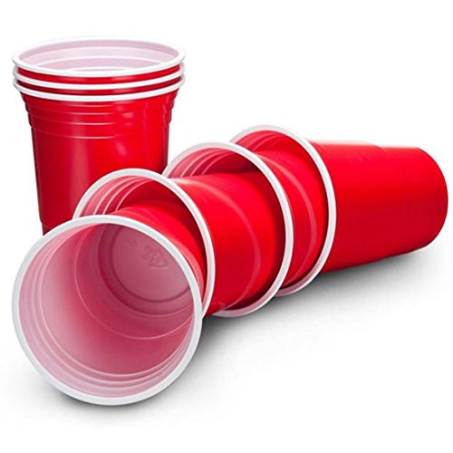 6 Solo Cups with Ping Pall Ball