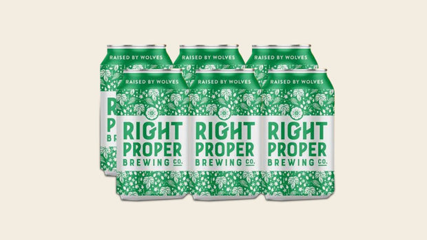Right Proper Brewing Co. Raised by Wolves Dry Hopped Pale Ale Beer 6-Pack