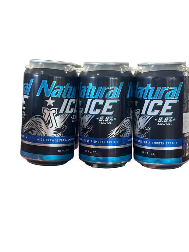 Natural Ice Beer 12-Oz Cans 6-Pack