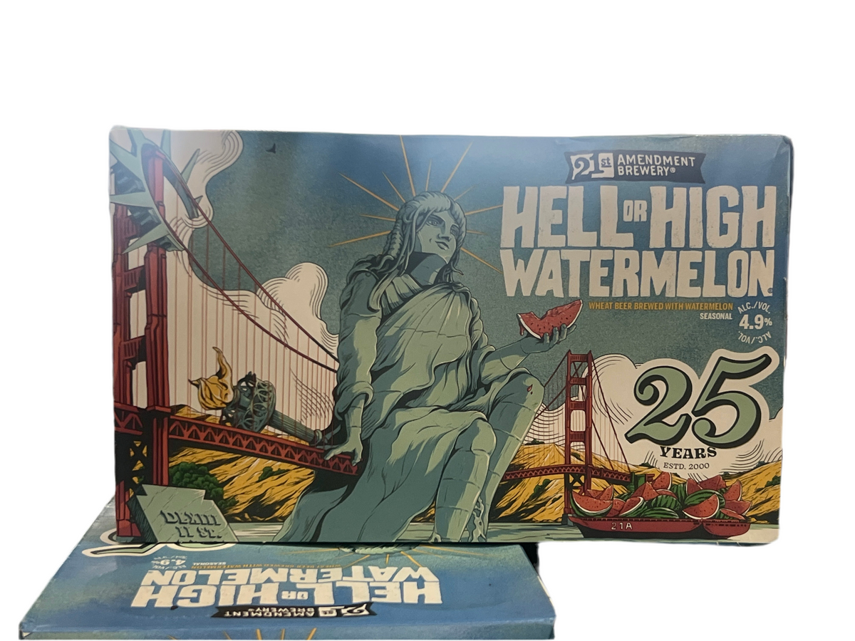 21st Amendment Brewery Hell or High Watermelon Wheat India Pale Ale Beer