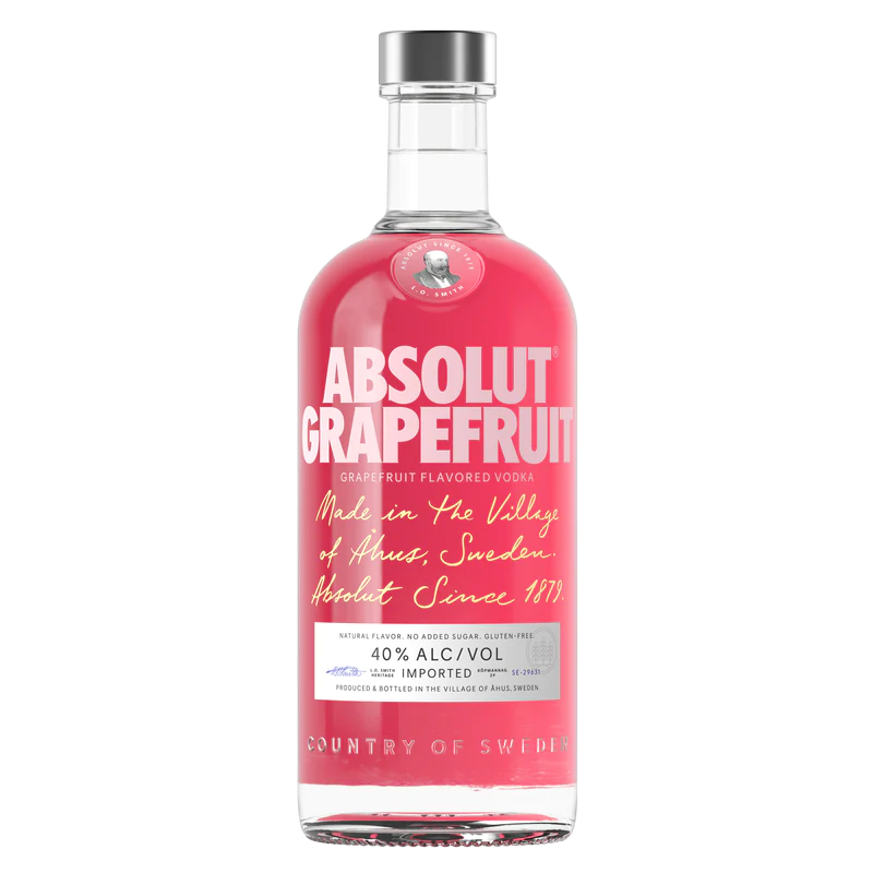 Absolut Grapefruit Vodka 750ml