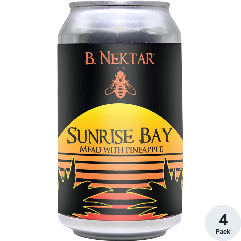 B. Nektar Meadery Sunrise Bay Pineapple Mead 4-Pack