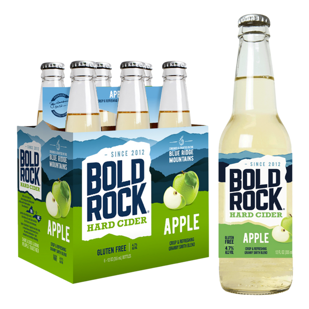 Bold Rock Virginia Apple Cider 12-Oz Bottles 6-Pack