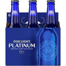 Budweiser Bud Light Platinum Lager Beer