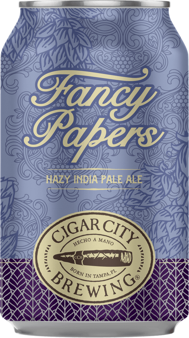 Cigar City Fancy Papers Hazy India Pale Ale Beer 6-Pack 12-Oz Cans