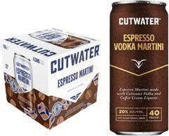 Cutwater Spirits Espresso Vodka Martini 12-Oz Can 4-pack