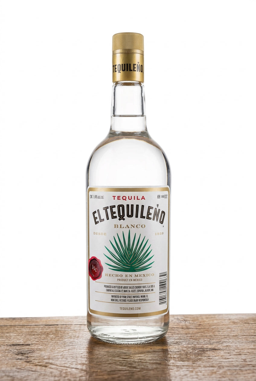 El Tequileno - Platino Tequila (1L)