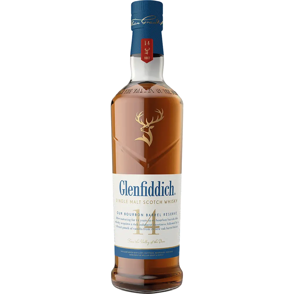 Glenfiddich Bourbon Barrel Reserve 14 Year Old Single Malt Scotch Whisky