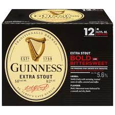 Guinness Extra Stout Beer 12-Pack