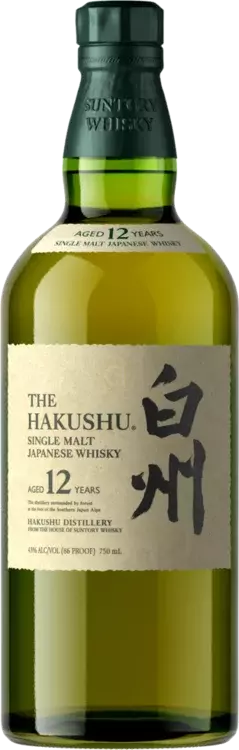 Hakushu 12 Year Old Single Malt Japanese Whisky