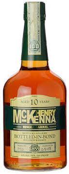 Henry McKenna 10 Year Old Single Barrel Kentucky Straight Bourbon Whiskey 750ml