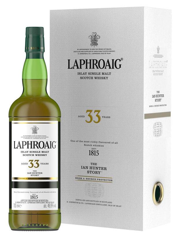 LAPHROAIG 33 YEAR OLD THE IAN HUNTER STORY BOOK 3 SINGLE MALT SCOTCH 750ML