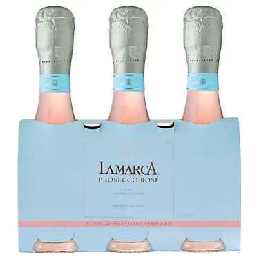 La Marca Prosecco Rose 187ml 3pk