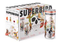 Superbird Tequila Soda Variety 355ml 4-Pack