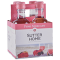 Sutter Home Pink Moscato Wine Bottle 4-Pack