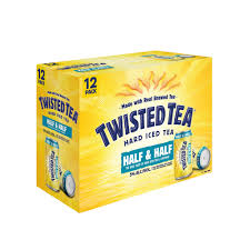 Twisted Tea Half & Half with Lemonade Flavor Hard Iced Tea 12-Oz Can 12-Pack