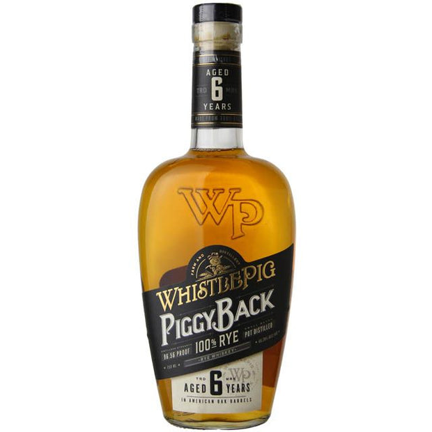 WhistlePig Piggy Back 6 Year Old Rye Whiskey 750ml