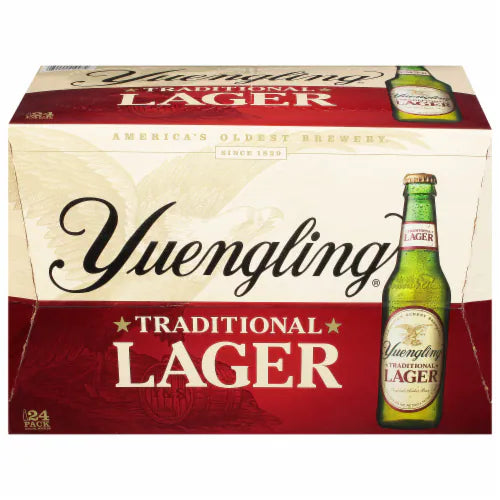 Yuengling Traditional Lager Beer Bottle 24-Pack
