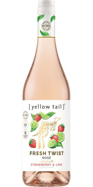 Yellow Tail Fresh Twist Rose Infused Strawberry & Lime