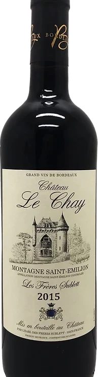 Chateau Le Chay Les Freres Sublett Saint Emilion