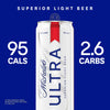 Michelob ULTRA Superior Light American Lager Beer 12 Pack, 16 fl oz Cans
