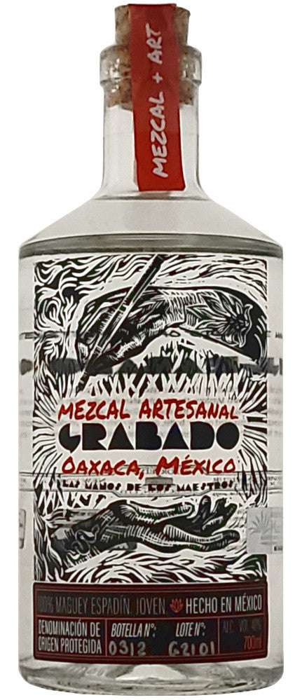 Grabado Artesanal Mezcal Joven