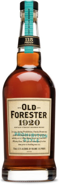 Old Forester 1920 Prohibition Style Kentucky Straight Bourbon Whiskey