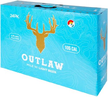 Outlaw Mile Hi Light Beer