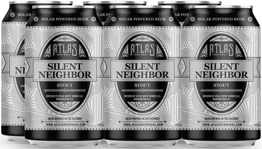 Atlas Brew Works Silent Neighbor Pumpernickel Stout Beer