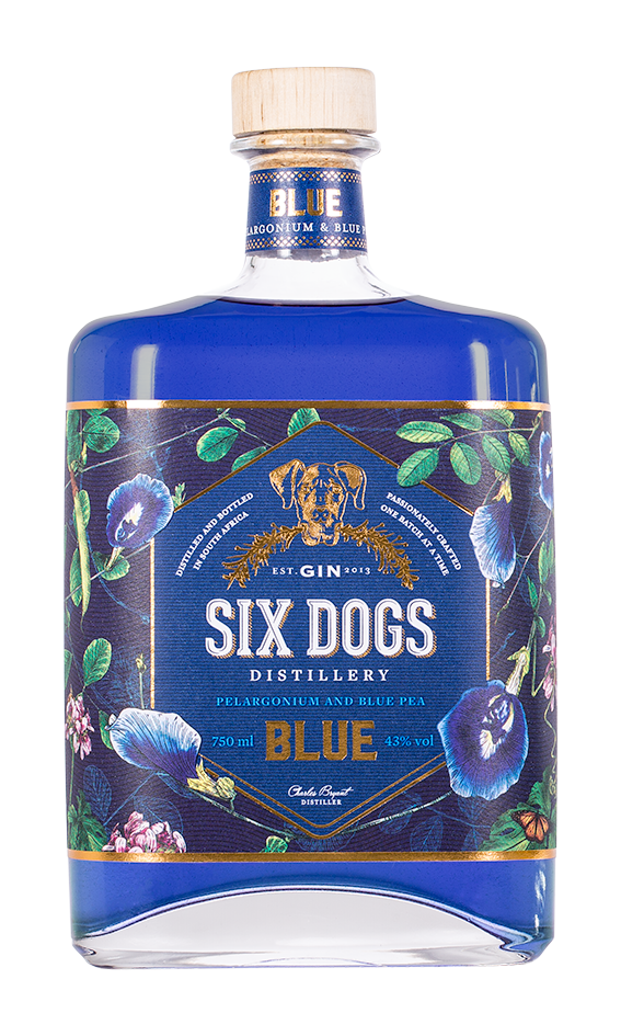 Six Dogs Gin Blue