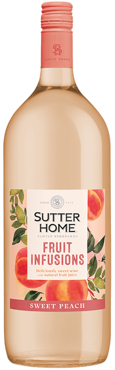 Sutter Home Fruit Infused Sweet  Peach Wine 1.5Lt