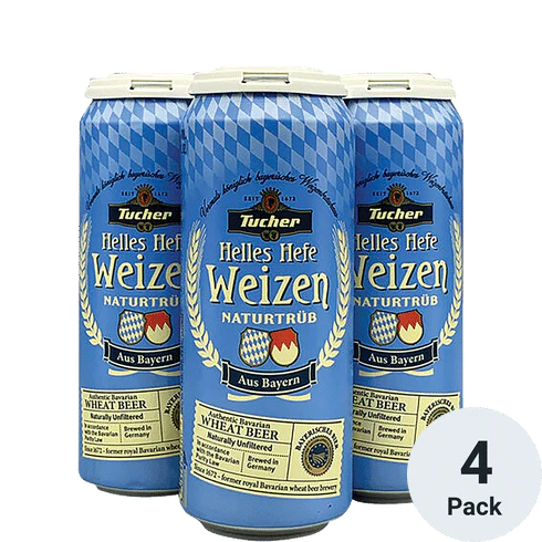 Tucher Helles Hefe Weizen Beer