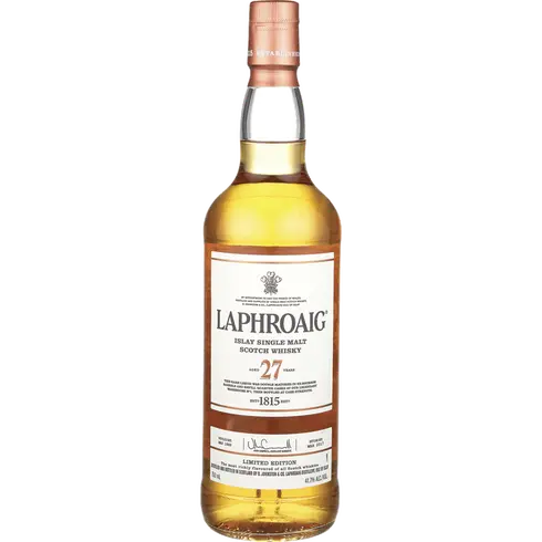 Laphroaig 27 year Islay scotch whiskey